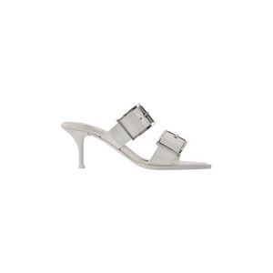 Sandals - Alexander Mcqueen - Ivory/Silver - Leather